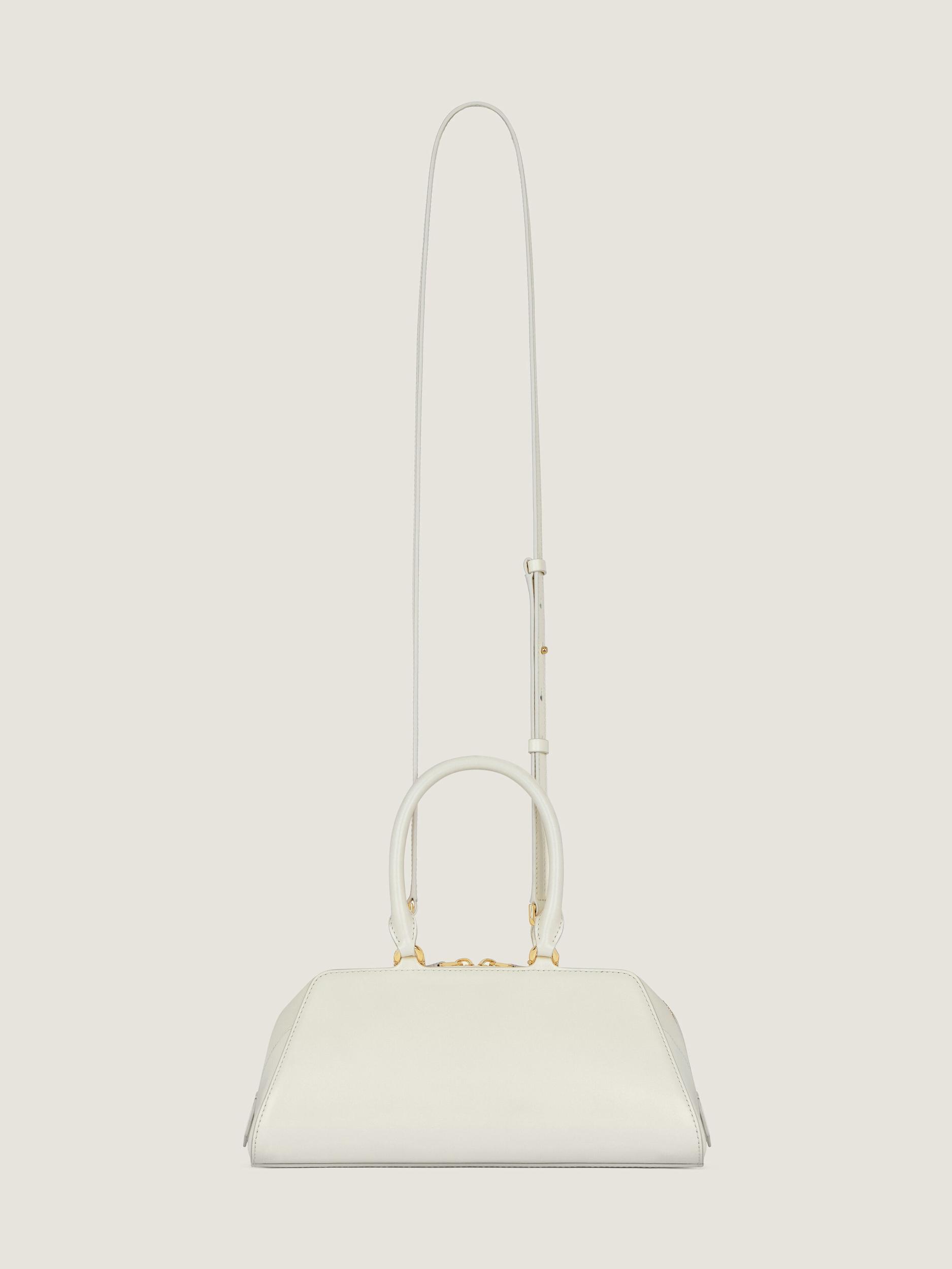 Small Antigona East-West bag in Box leather Product Image
