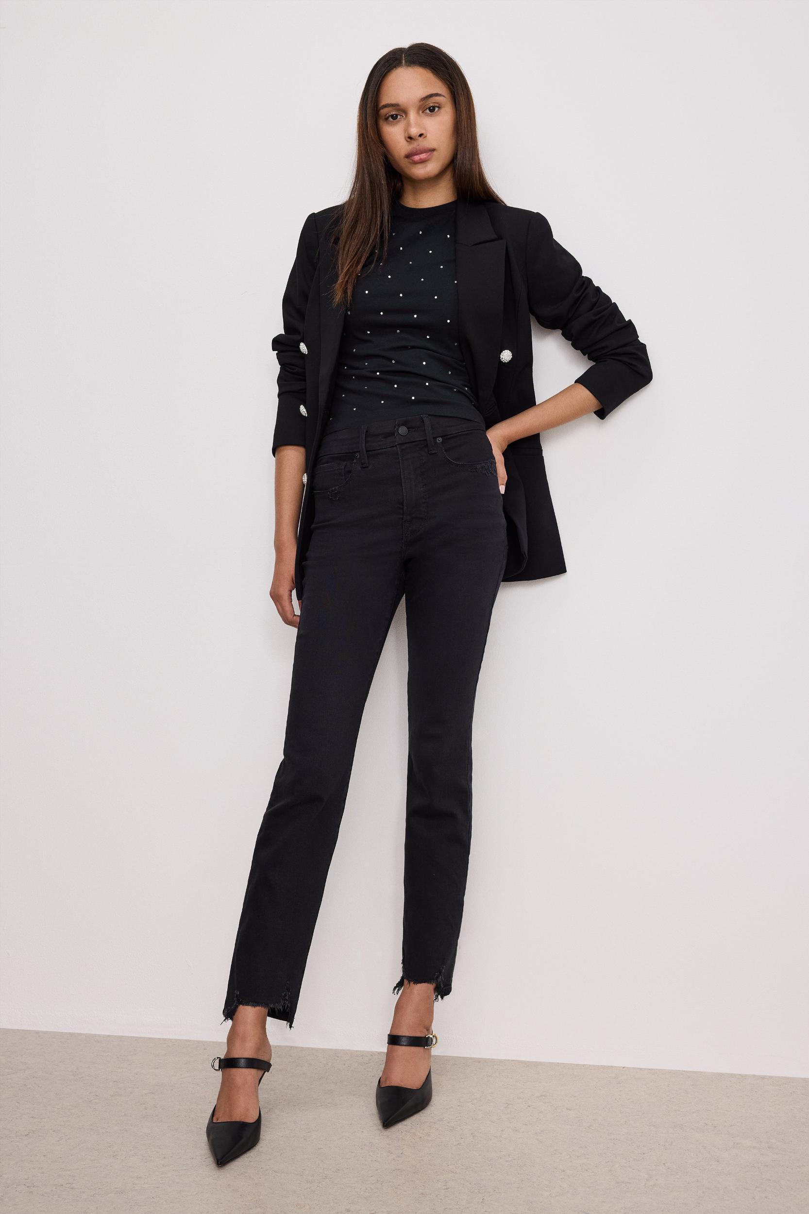 SOFT-TECH GOOD CLASSIC SLIM STRAIGHT JEANS | BLACK361 Product Image