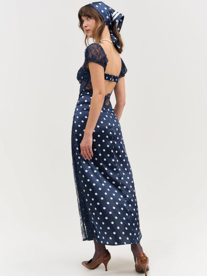 Casey Maxi Dress — Blue Product Image