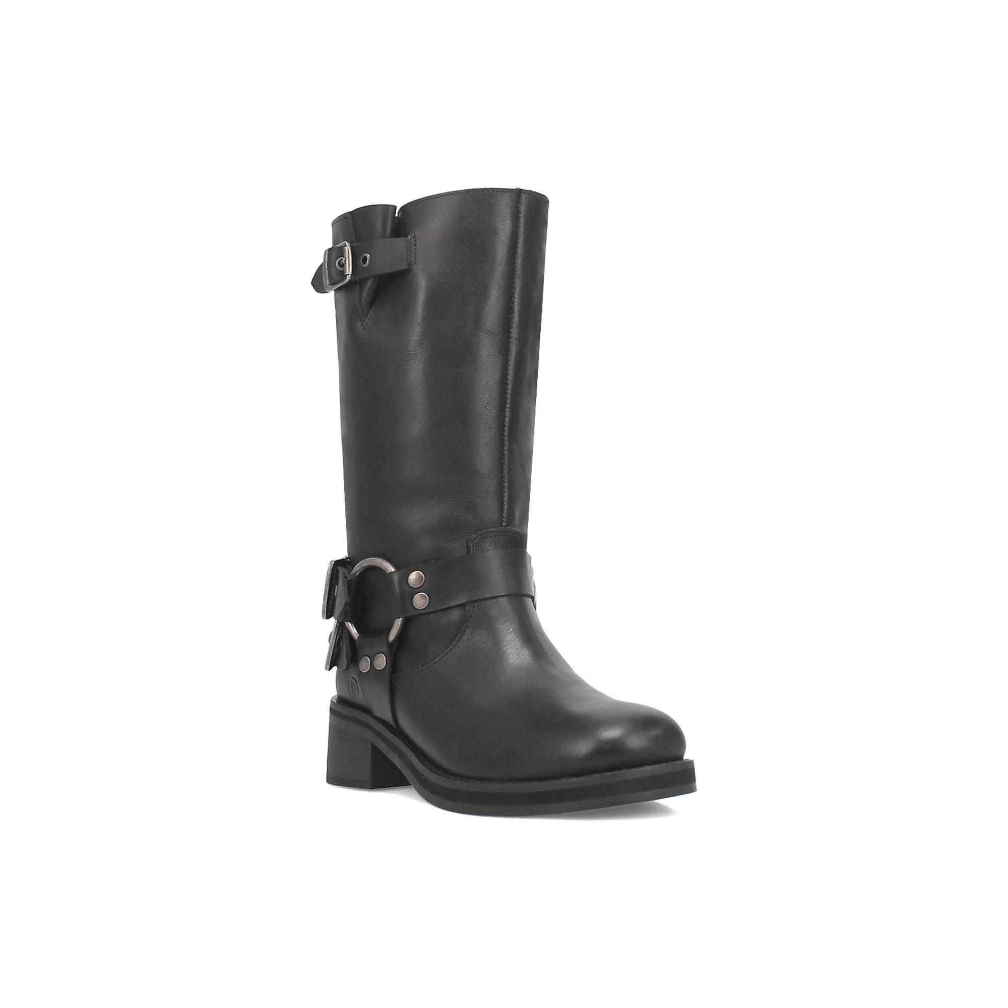 Dingo Harlee Women's Leather Boots, Size: 10, Black Product Image