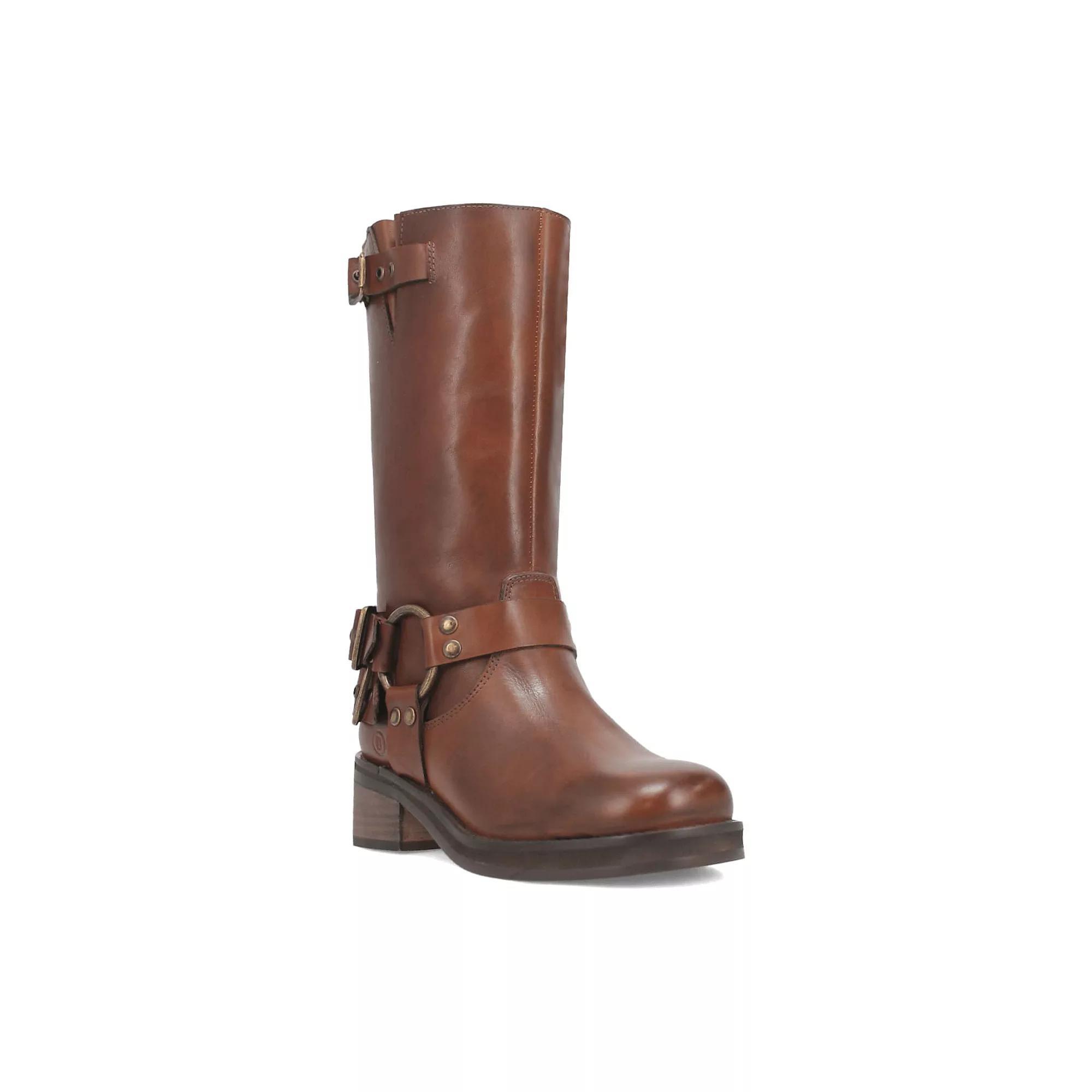 Dingo Harlee Women's Leather Boots, Size: 7.5, Brown Product Image