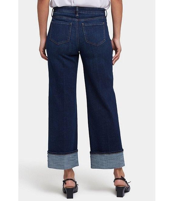 NYDJ Teresa Wide Leg High Rise Slimming Cuffed Jeans Product Image