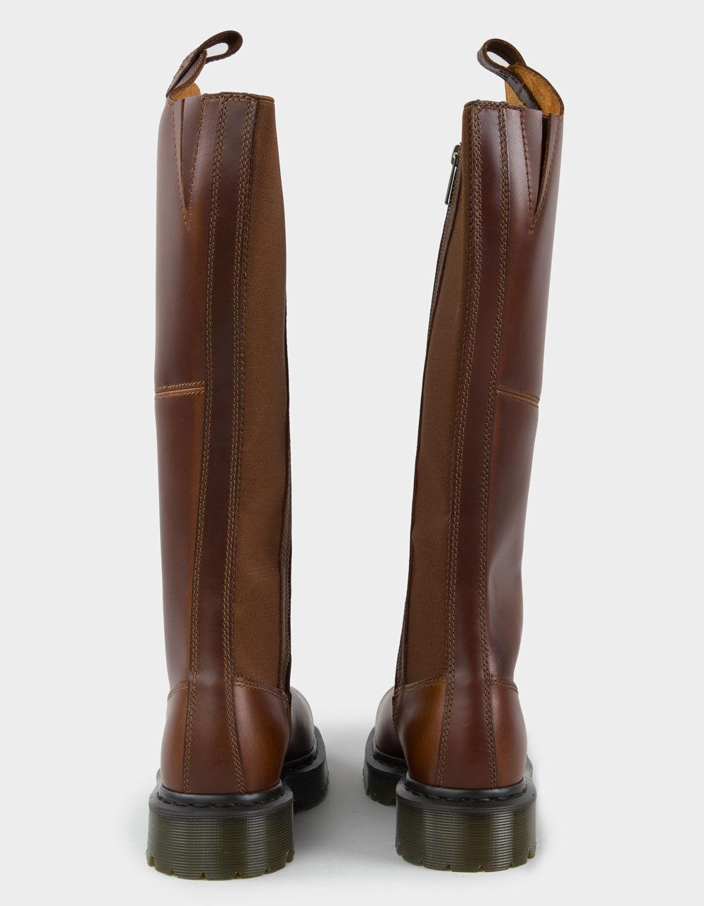 DR. MARTENS Amaayah Womens Knee High Leather Boots Product Image