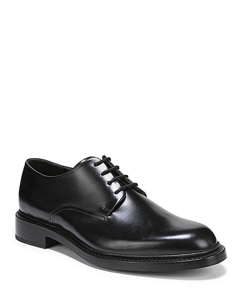 Vince Mens Davies Black Leather Oxford Shoes Product Image