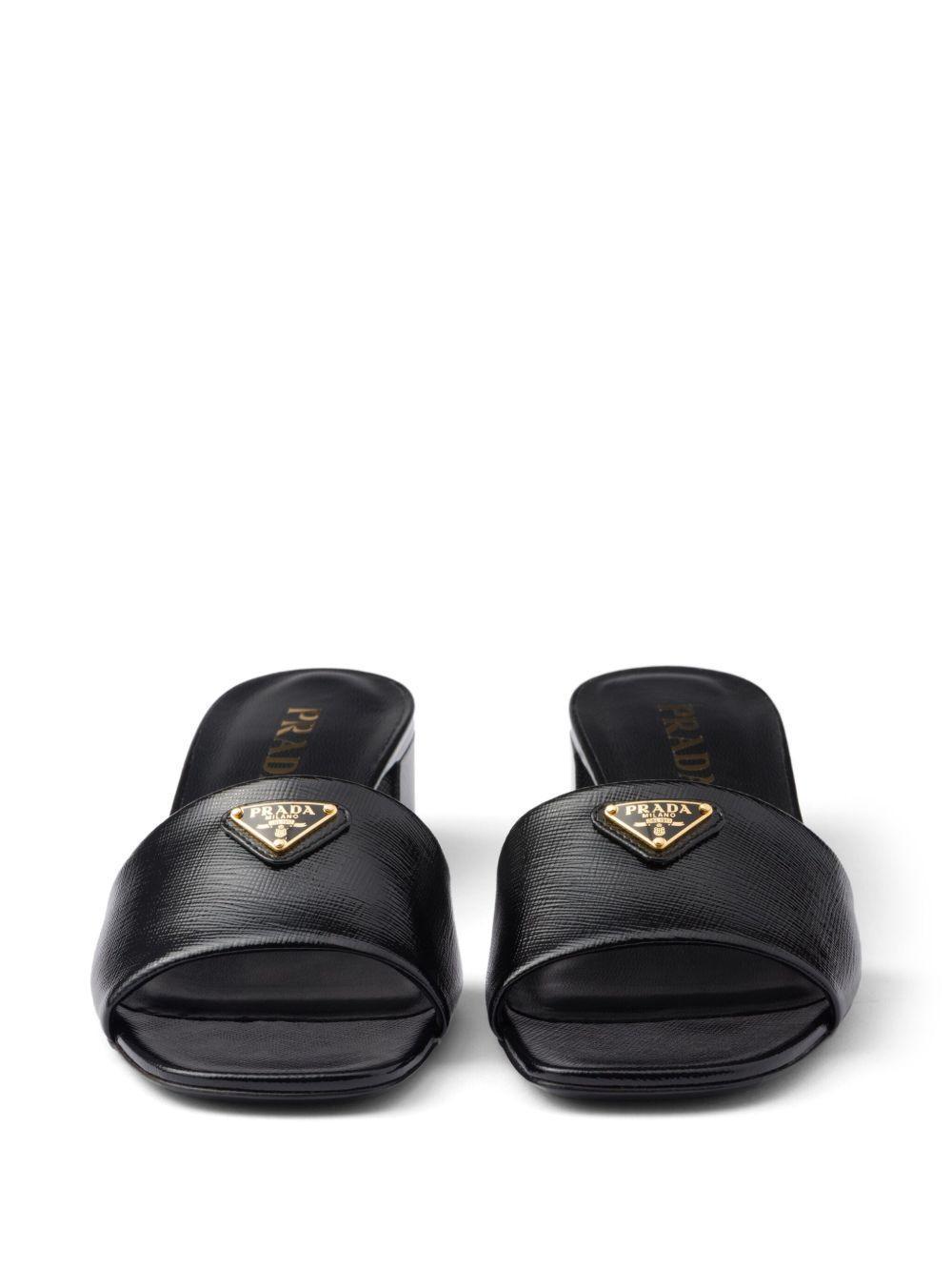 35mm logo-appliqué sandals Product Image
