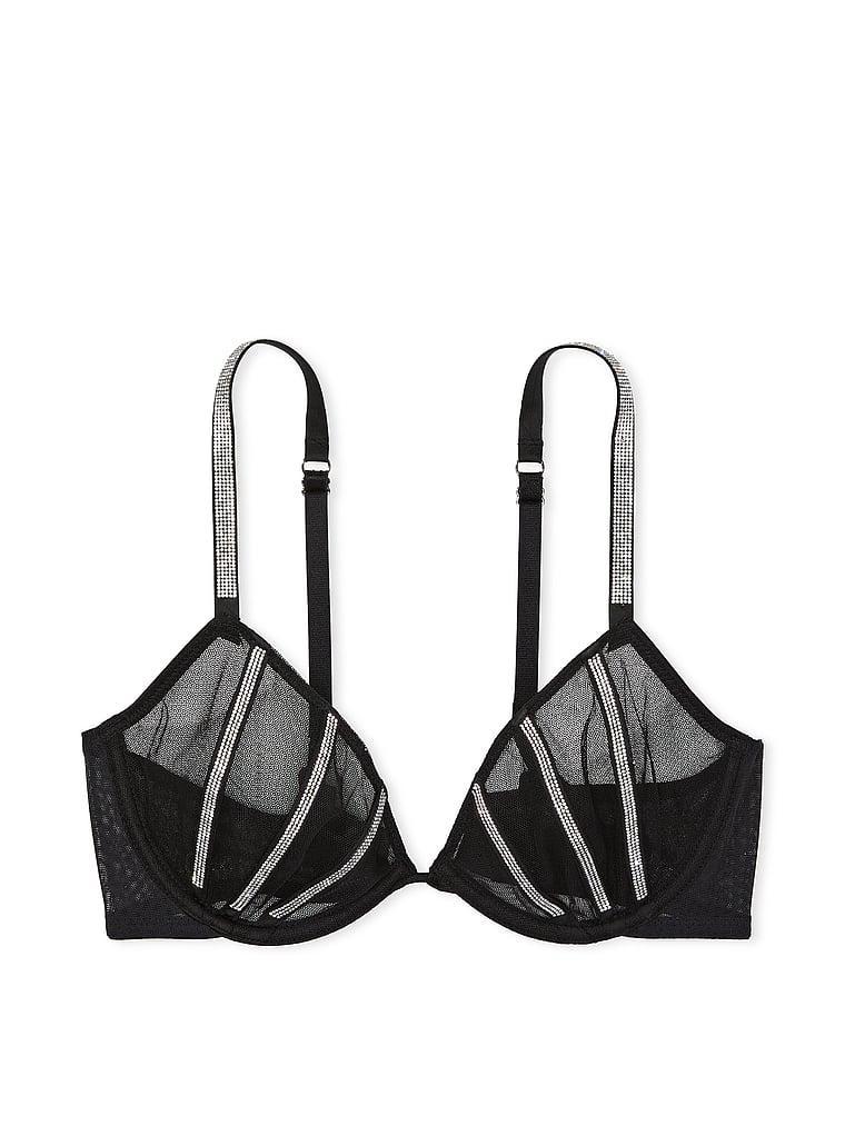 Sheer Shine Unlined Low-Cut Demi Bra Product Image