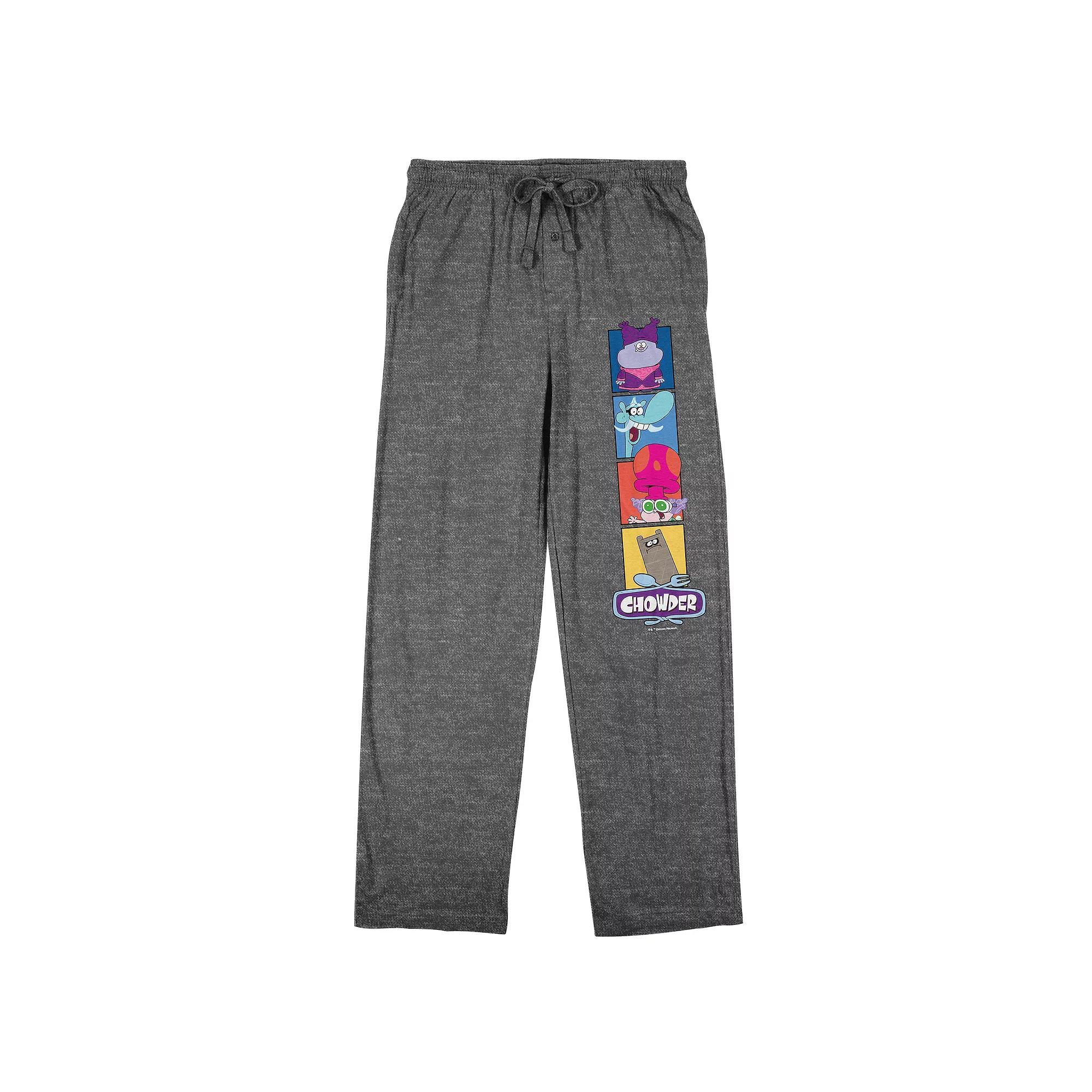 Men's Chowder Cast Pajama Pants, Size: Small, Gray Product Image