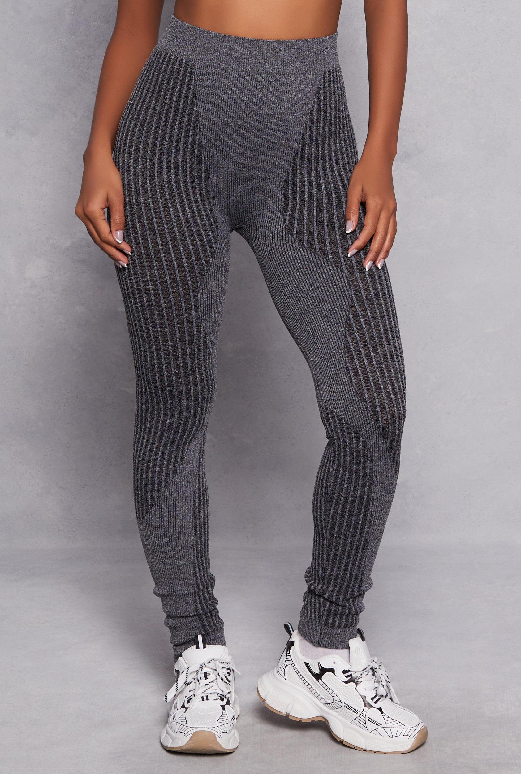 Womens Seamless Laser Cut Detail Leggings Product Image