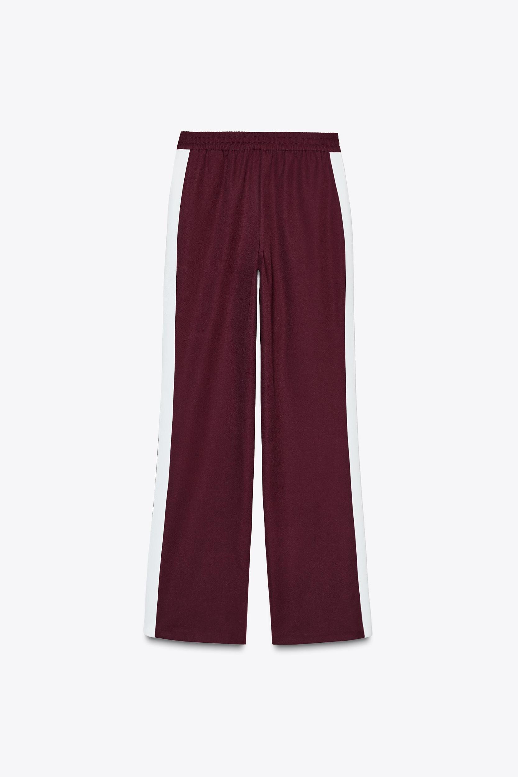 SIDE STRIPE STRAIGHT LEG PANTS Product Image