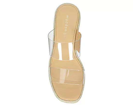 madden girl Vision Women's Sandals, Size: 10, Clear Product Image