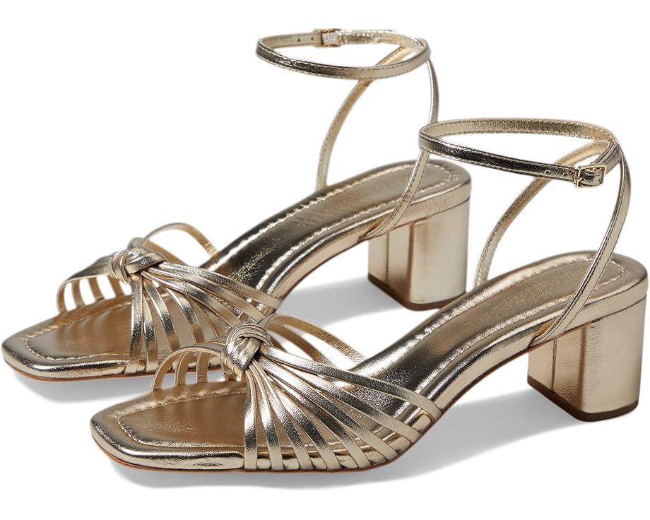 Dahlia Pleated Knot Mule with Ankle Strap Product Image