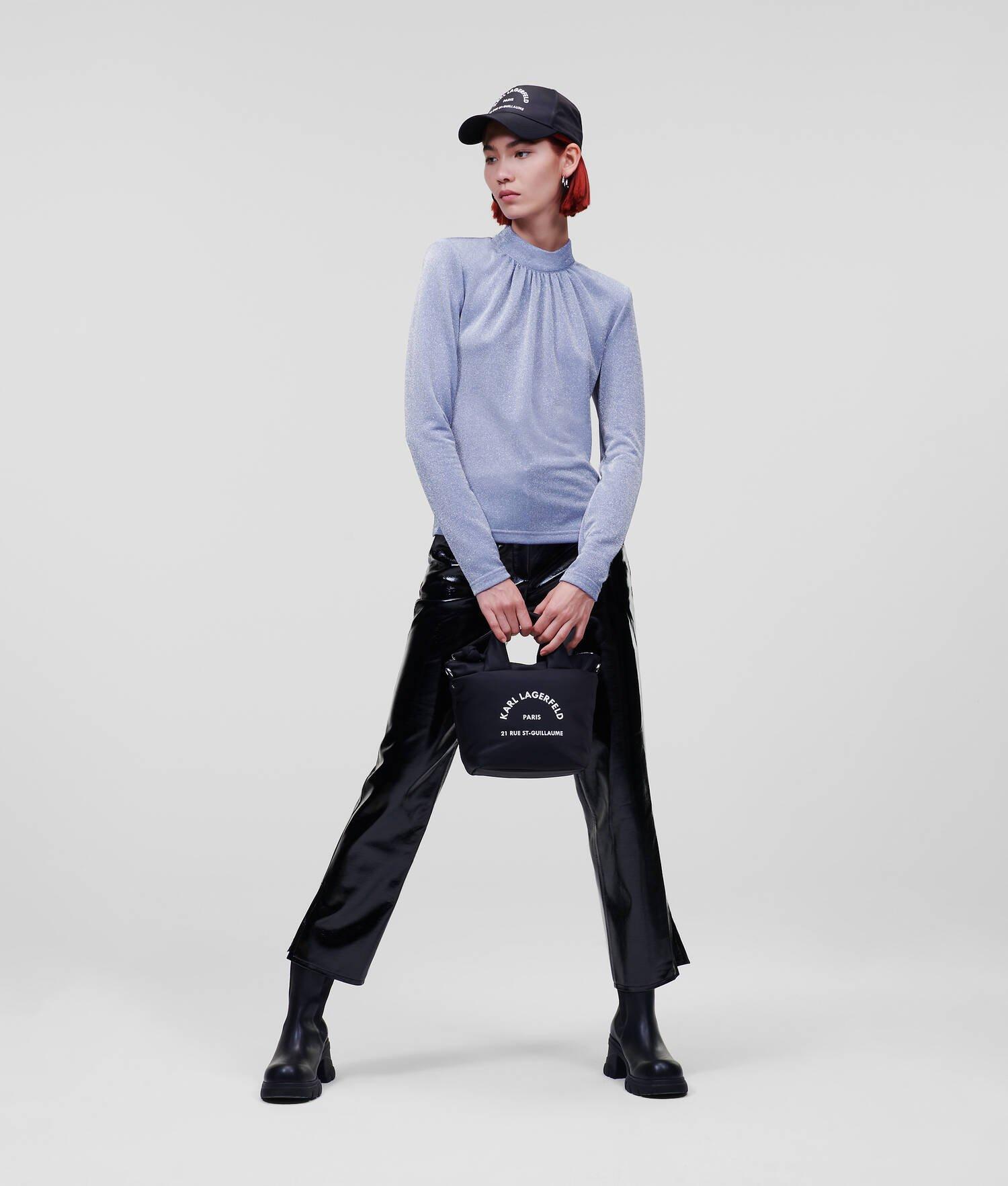 LONG-SLEEVED LUREX TOP Product Image