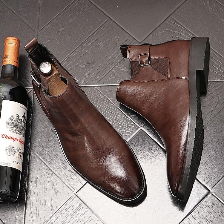 Buckled Short Boots Product Image