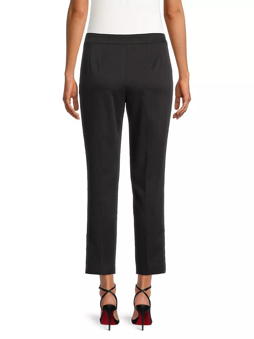 Cotton-Blend Chino Crop Pants Product Image