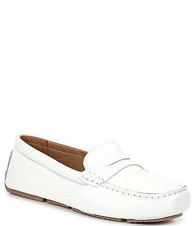 Flag LTD. Womens Morgan Leather Penny Loafer Moccasins Product Image