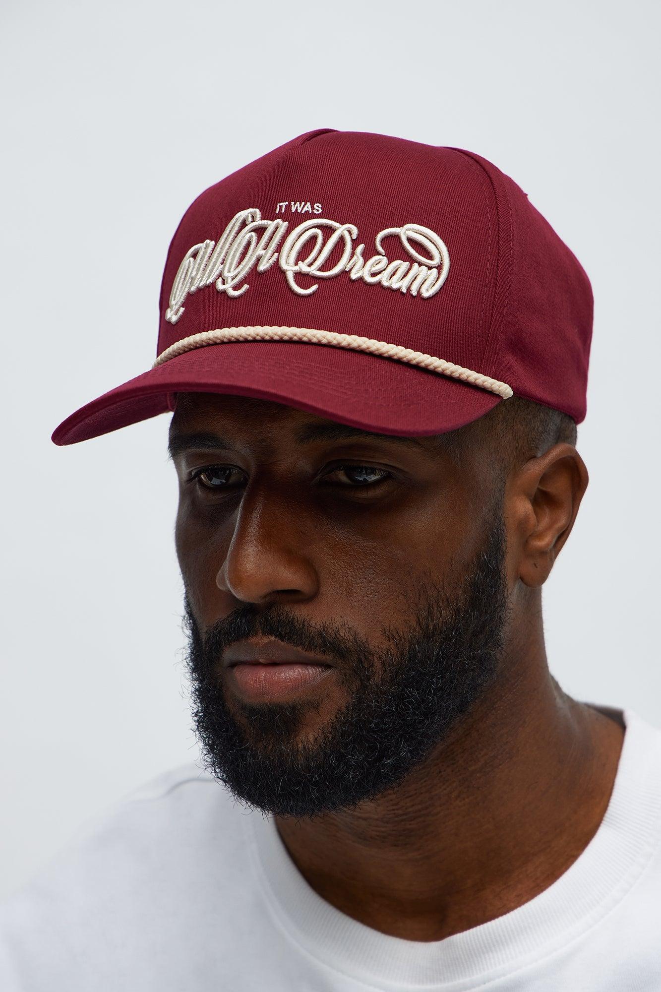 All A Dream Structured Snapback Hat - Burgundy Product Image