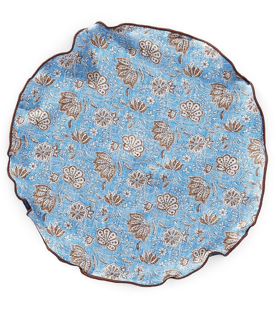 Edward Armah Flower Halo Dot Silk Pocket Square Product Image