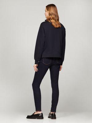 Half-Zip Embroidered Logo Sweatshirt Product Image