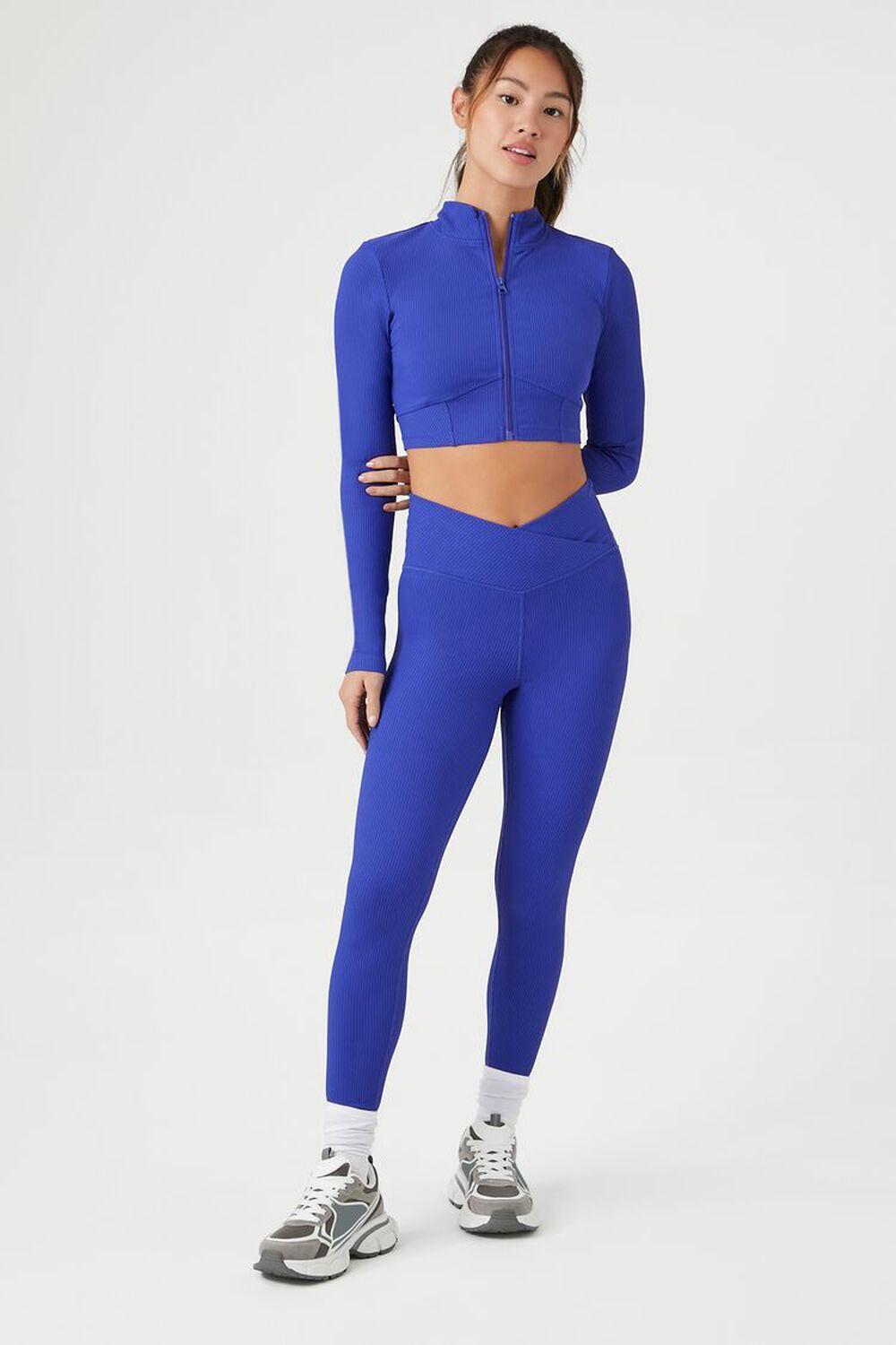 Active Ribbed Surplice Leggings | Forever 21 Product Image