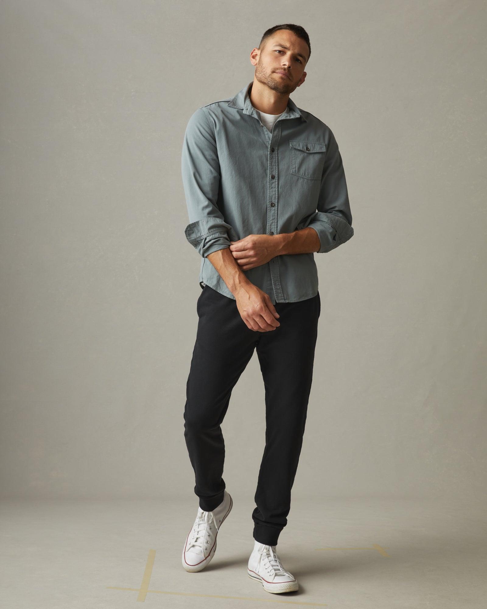 Men's French Terry Jogger - Black Product Image
