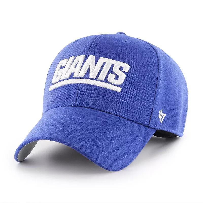 Mens 47 Royal New York Giants MVP Adjustable Hat Product Image