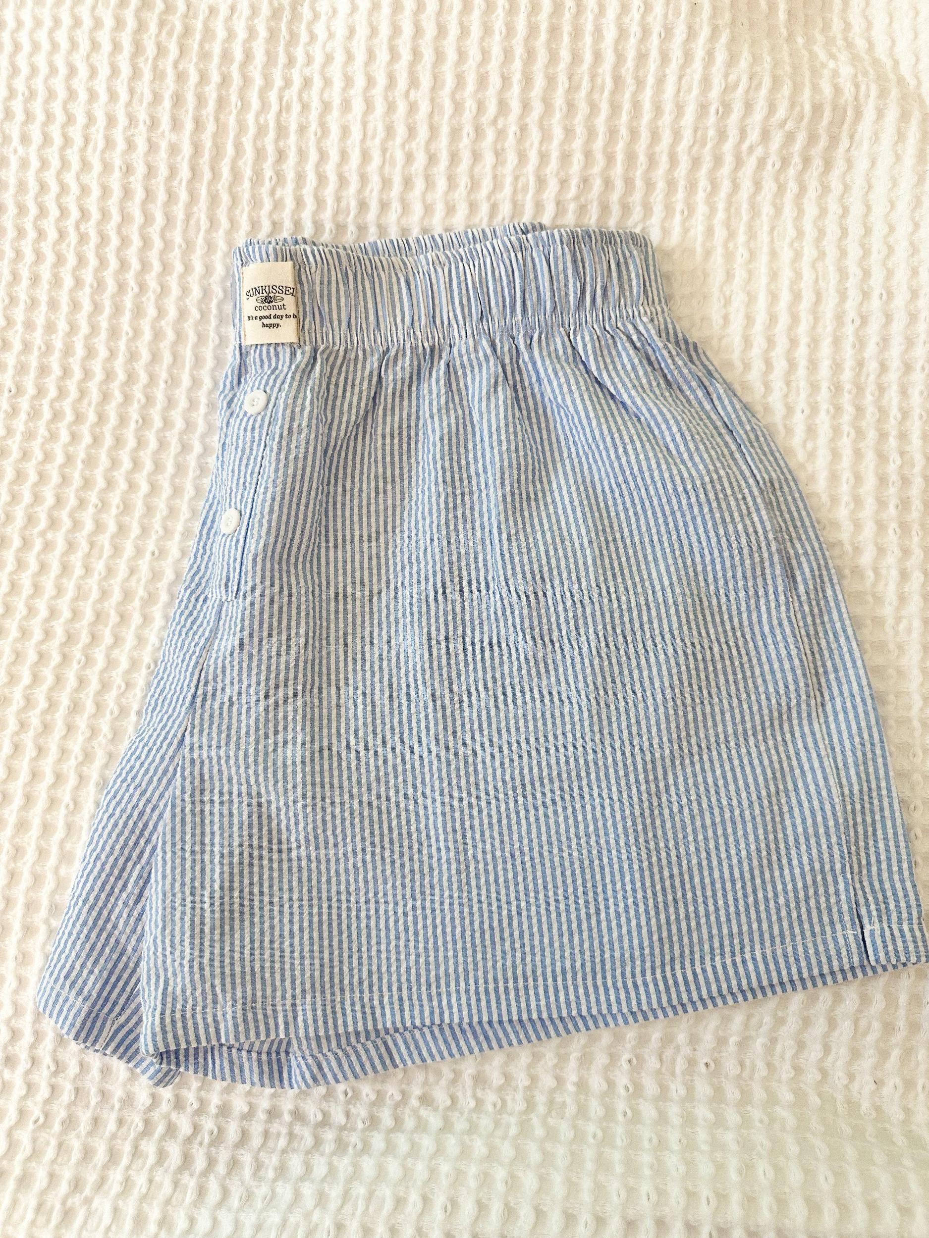 Blue Stripes Everyday Boxer Shorts Product Image