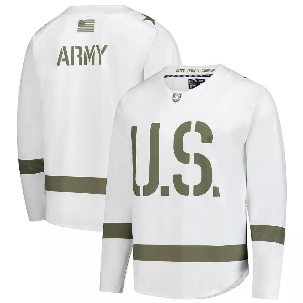 Mens White Army Black Knights Replica Hockey Jersey Product Image