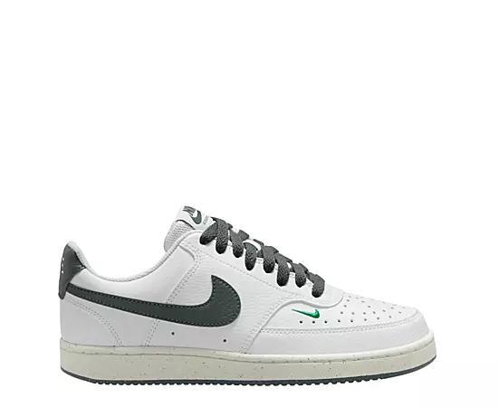 Nike Court Vision Next Nature Women's Low-Top Shoes, Size: 6.5, White Vintage Green Product Image