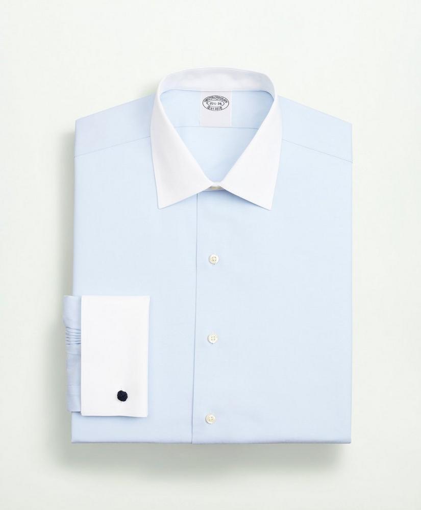 Stretch Supima® Cotton Non-Iron Pinpoint Oxford Ainsley Collar Dress Shirt Product Image