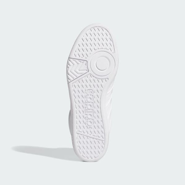 adidas Hoops 4.0 Women's Mid Top Basketball Shoes, Size: 6, White White Black Product Image