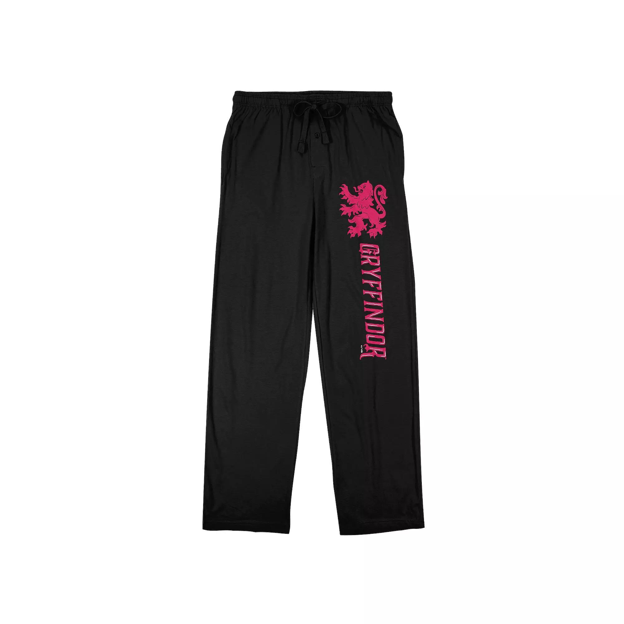 Men's Harry Potter Gryffindor Sleep Pants, Size: Small, Black Product Image