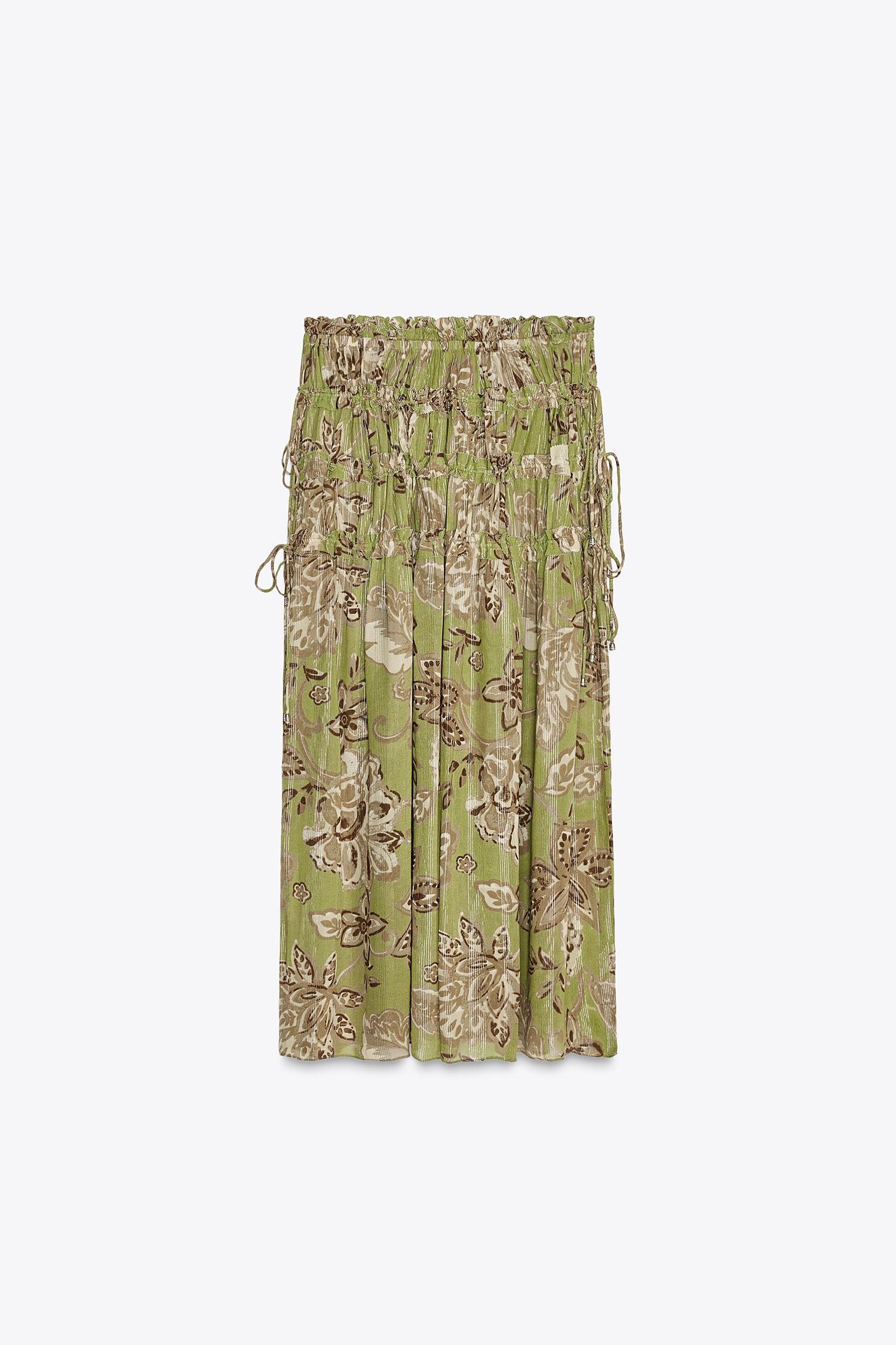 ZW COLLECTION PRINTED SKIRT Product Image