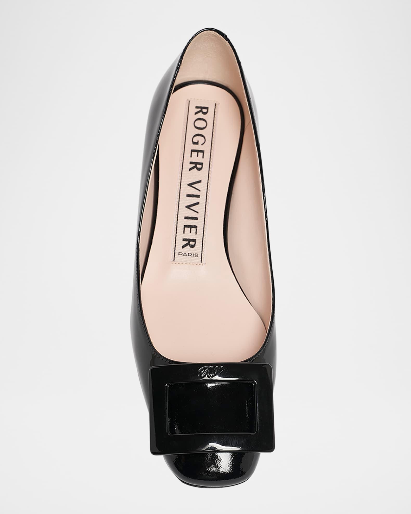 Roundy Patent Buckle Ballerina Pumps Product Image