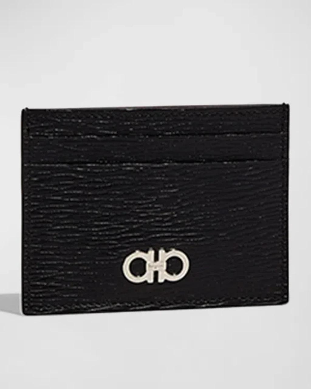 Salvatore Ferragamo Mens Revival Gancrevival Basic Card Case Product Image