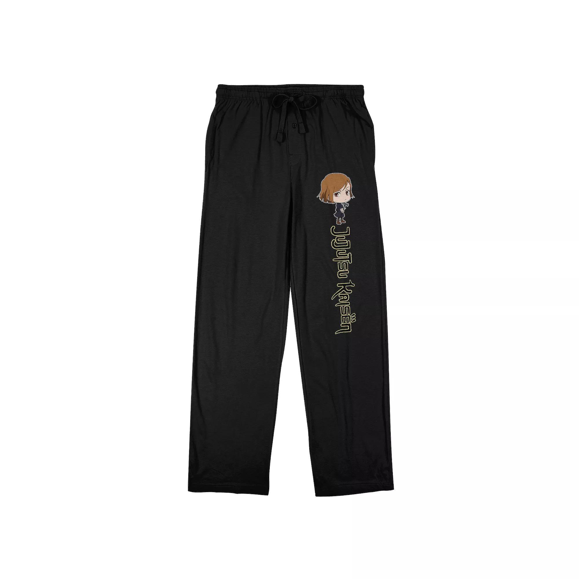 Men's Attack On Titan Final Sleep Pants, Size: Small, Black Product Image