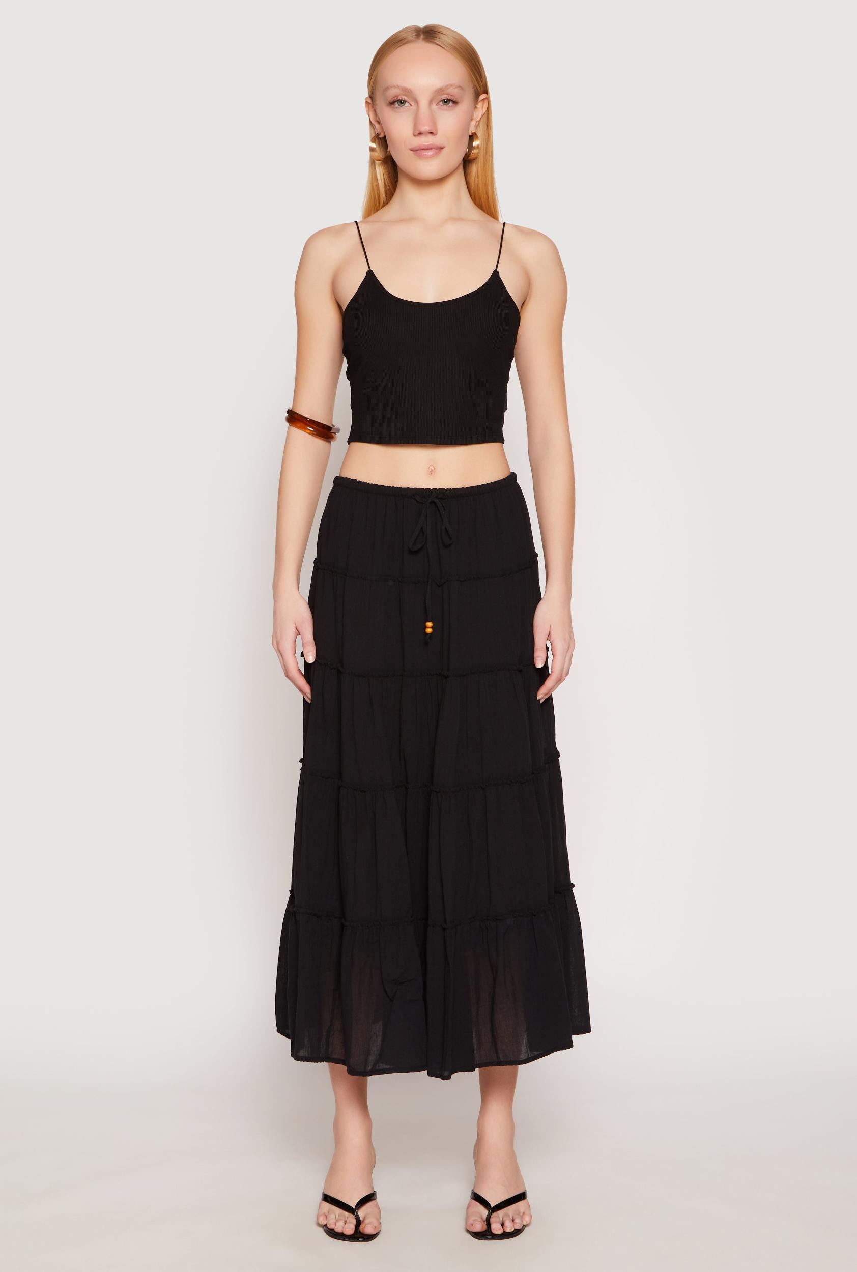 Womens Almost Famous Tiered Skirt Product Image