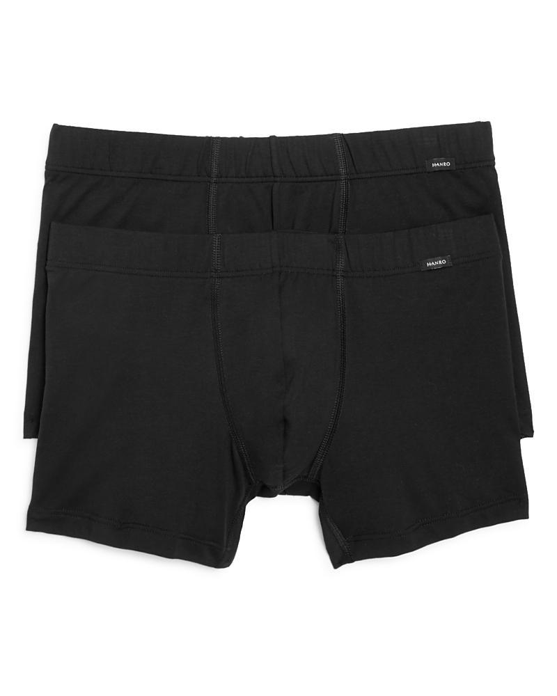 Hanro Cotton Essentials Covered Waistband Boxer Briefs, Pack of 2 Product Image