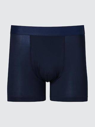 Mens AIRism Boxer Briefs Black 3XL UNIQLO US Product Image