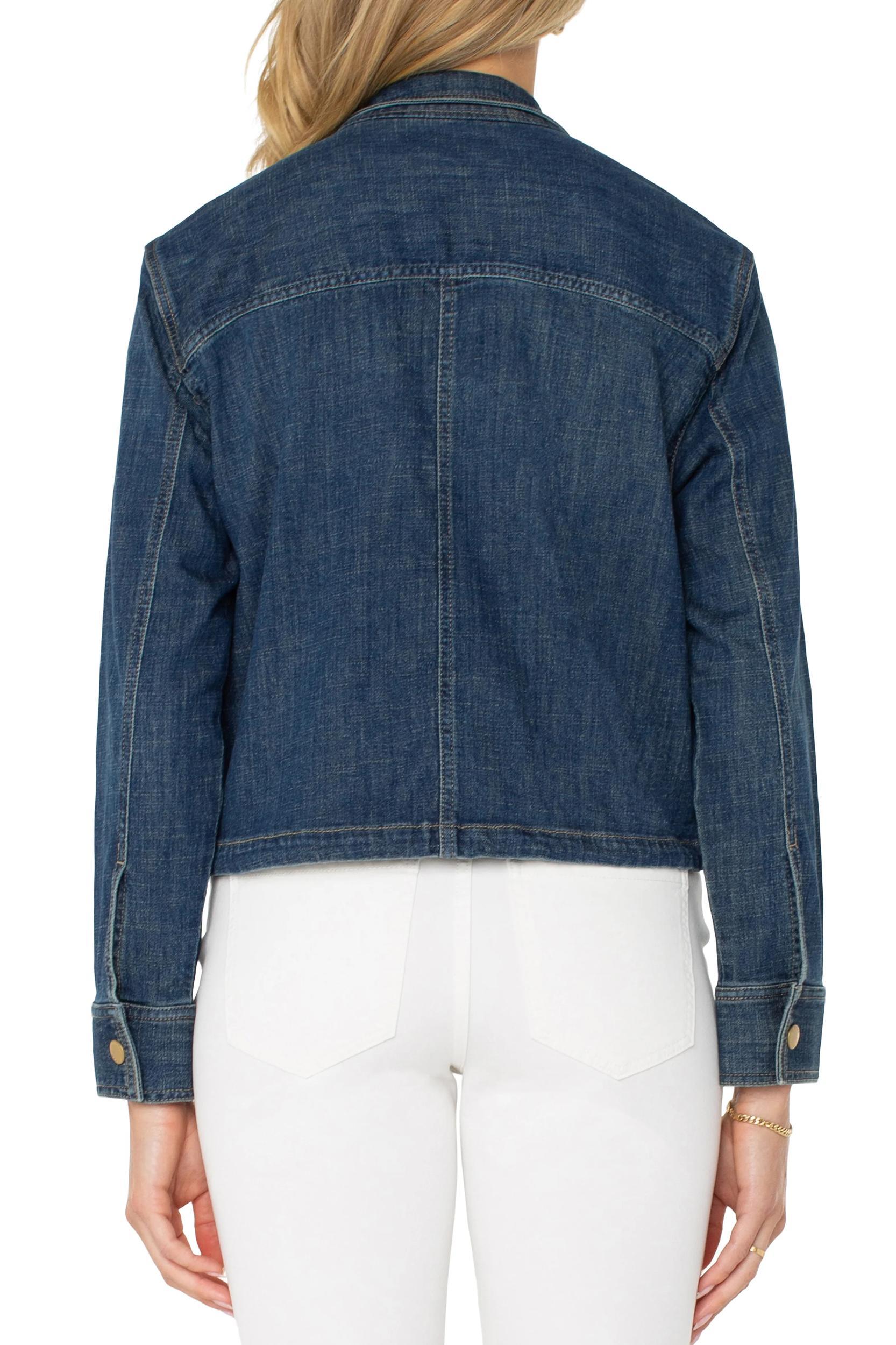 cropped cargo jacket Product Image