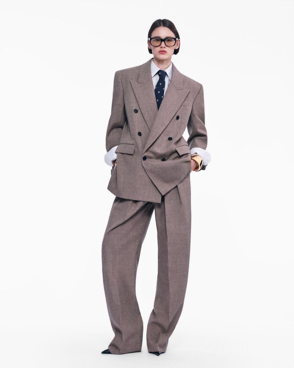 jacket in wool canvas Product Image