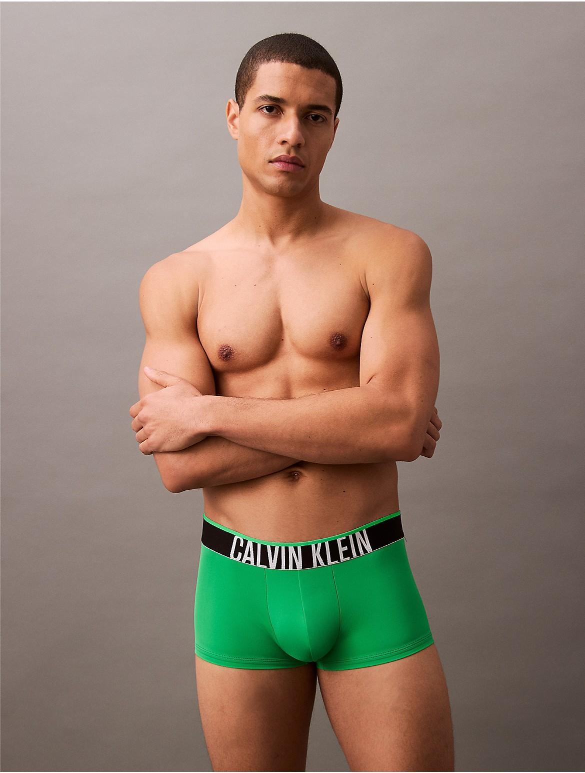 Calvin Klein Mens Intense Power Ultra Cooling Low Rise Trunk - Green Product Image