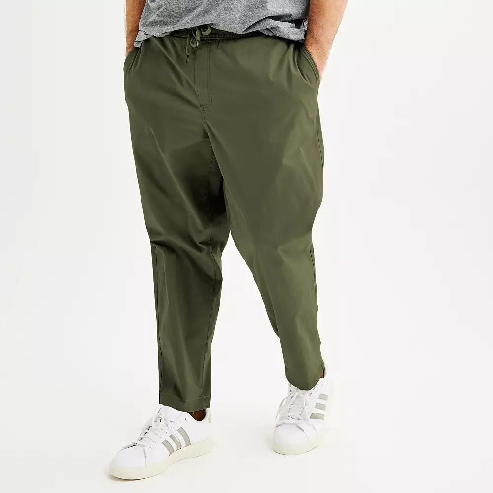 Big & Tall Sonoma Goods For Life® Pull-On Pants, Men's, Size: 3XB, Green Product Image