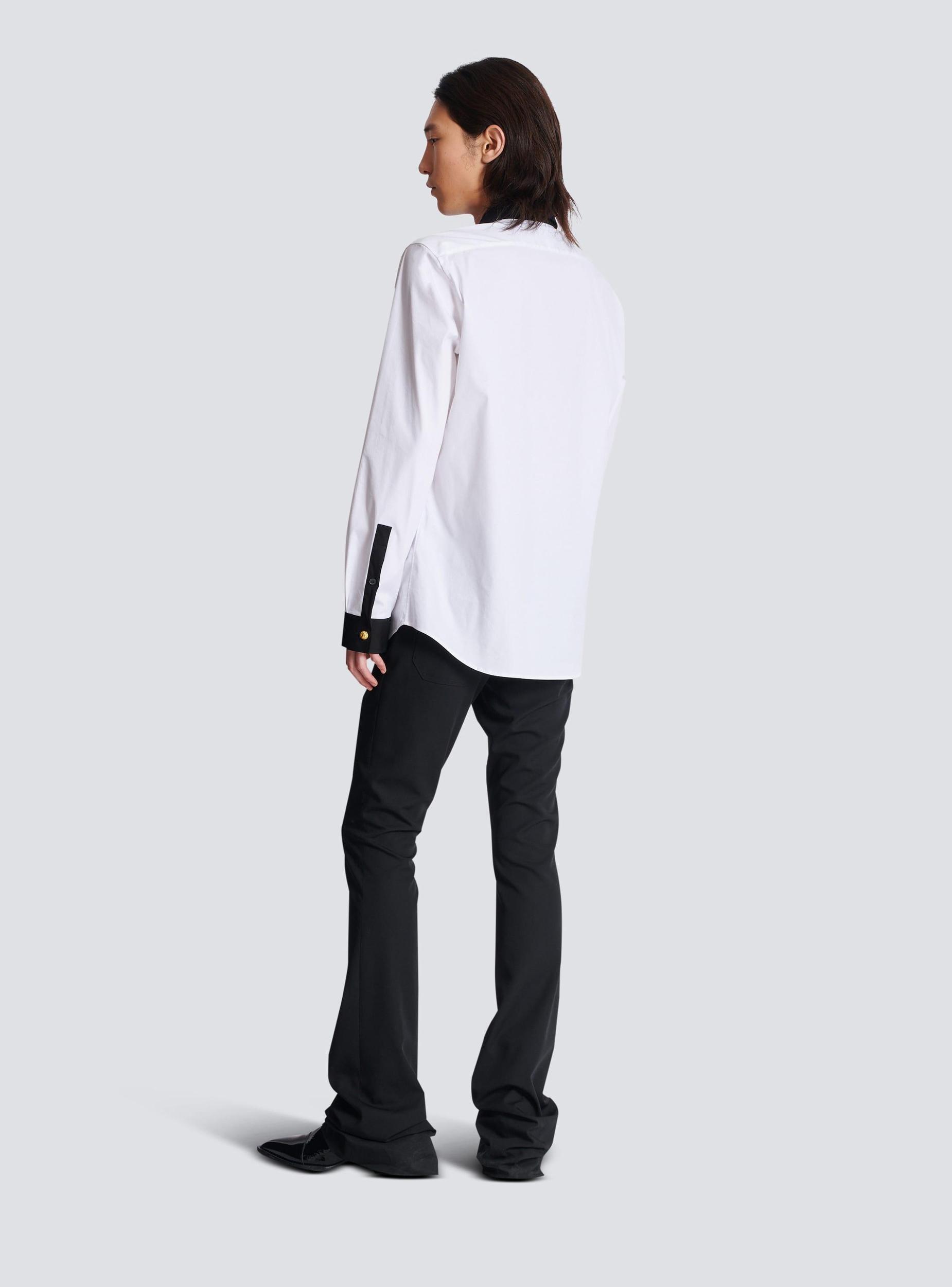 Two-tone poplin shirt Product Image