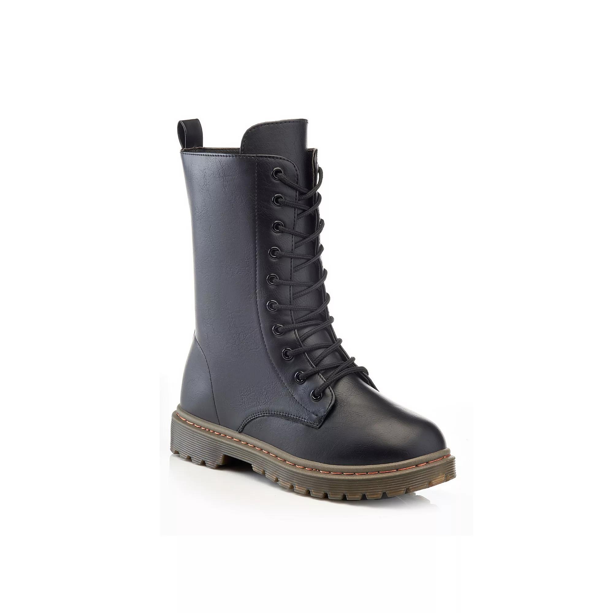 Henry Ferrera Mission 18 Women's Water-Resistant Winter Boots, Size: 7, Black White Product Image