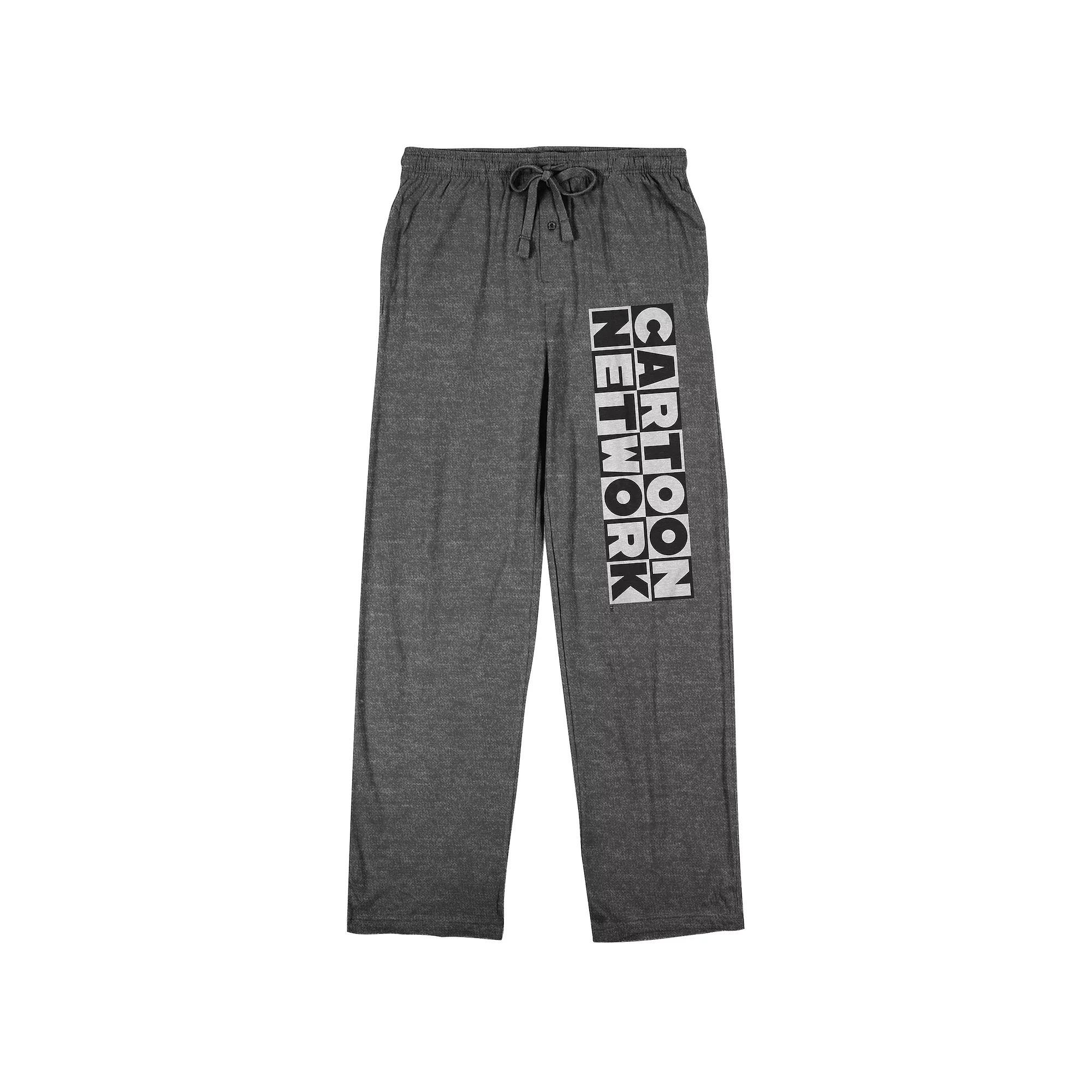 Men's Cartoon Network Logo Pajama Pants, Size: XL, Medium Gray Product Image
