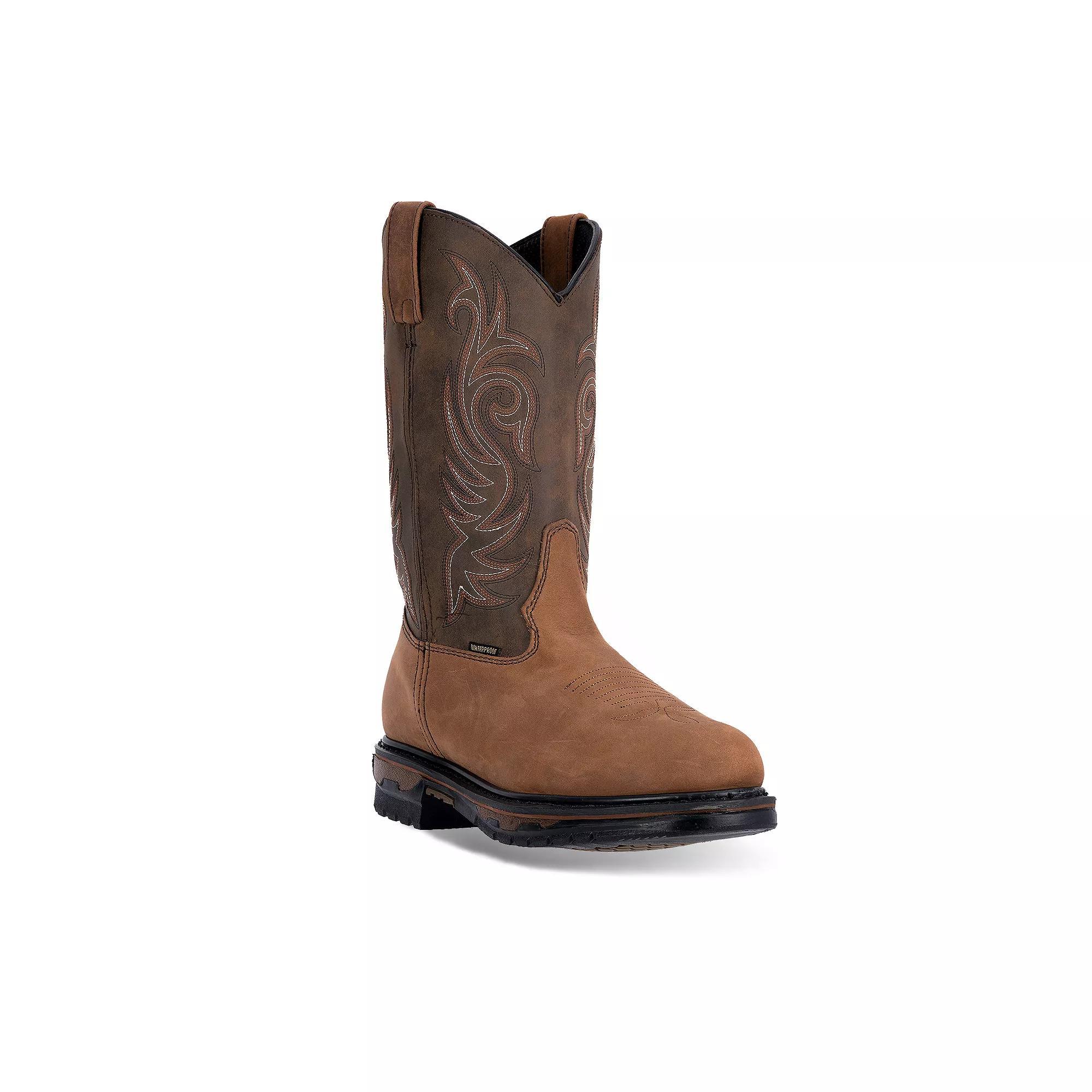 Laredo Hammer Men's Waterproof Western Work Boots, Size: 7.5 Medium Product Image