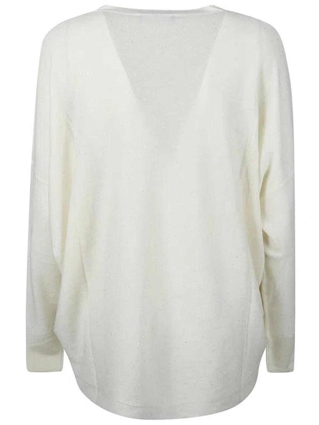 FABIANA FILIPPI Sweater In White Product Image