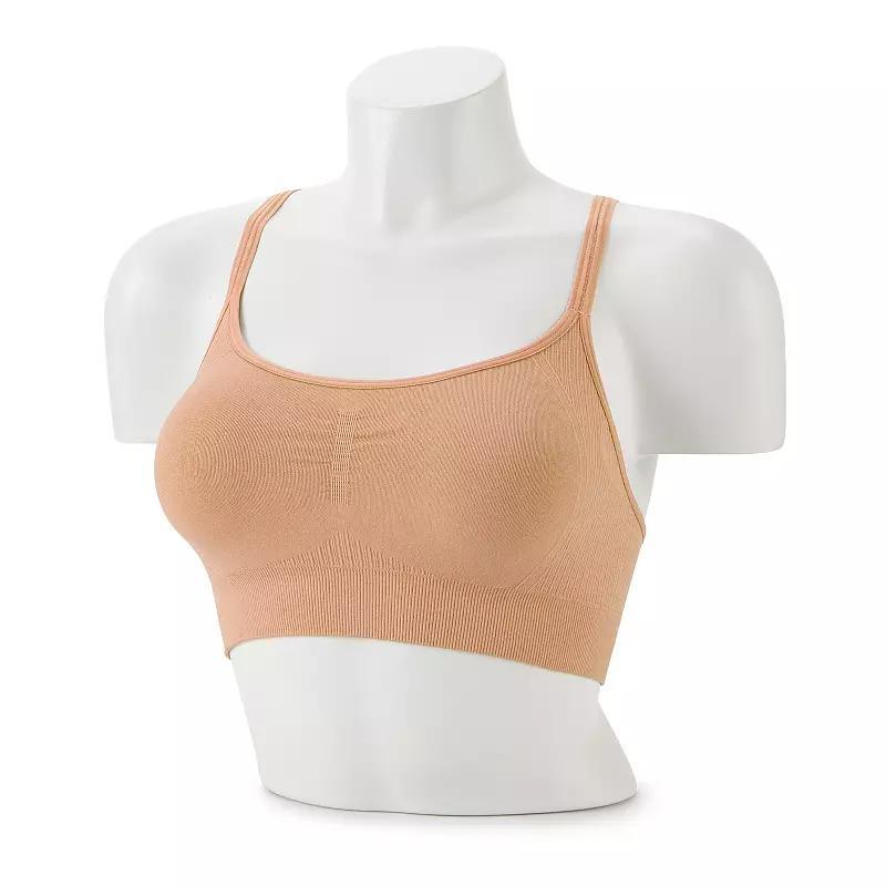 Tek Gear® Seamless Low-Impact Adjustable Sports Bra, Women's, Size: Small, White Product Image
