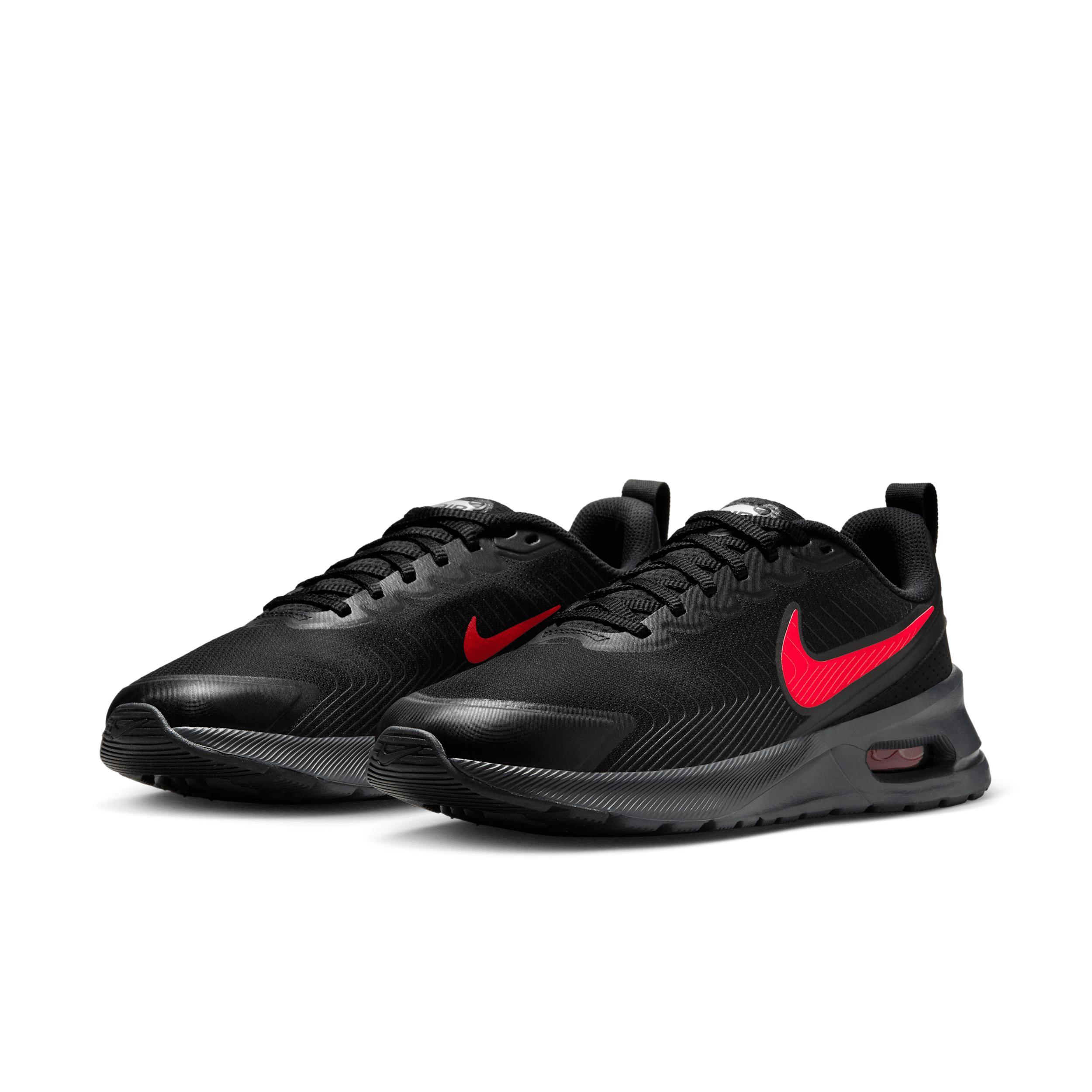 Nike Air Max Nuaxis Men's Running Shoes, Women's, Size: 12, Black University Red Product Image