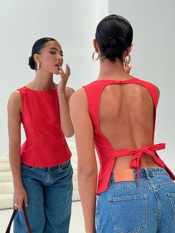 Lilitina Top Red Product Image
